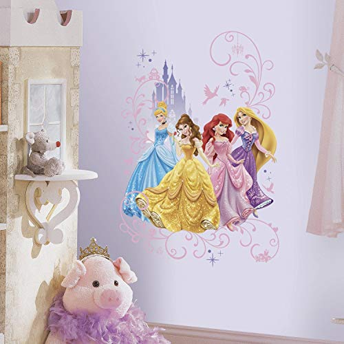 RoomMates Disney Princesses - Gráfico de pared gigante, vinilo, 104 x 48 x 104 pulgadas