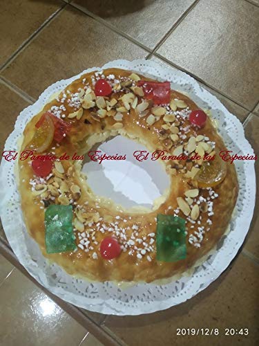 Roscón de Reyes - Masa de Cuñas - Preparado Brioche - Uvas de las Suerte - Preparado Facil