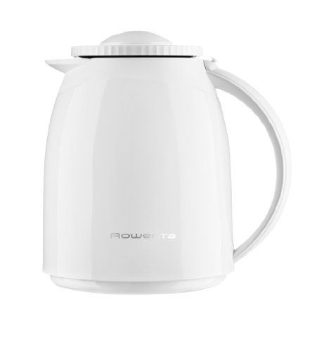 Rowenta Adagio CT3801 Cafetera De Goteo Con Jarra Térmica, 850 W, 1.25 Litros, Acero Inoxidable, Blanco