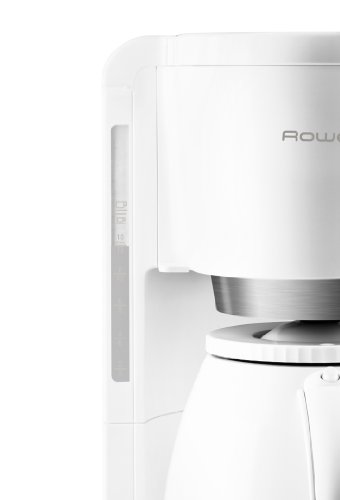 Rowenta Adagio CT3801 Cafetera De Goteo Con Jarra Térmica, 850 W, 1.25 Litros, Acero Inoxidable, Blanco