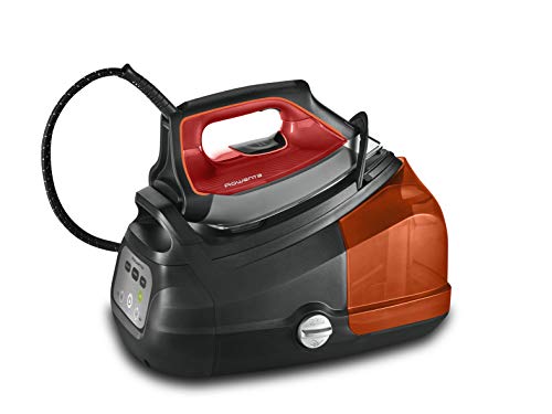 Rowenta Perfect Steam Pro DG8642F0 - Centro de planchado, autonomía ilimitada de 7,2 bares, golpe de vapor 450 g/min, vapor contínuo 120 g/min, suela Microsteam Laser 400, función Eco y depósito cal