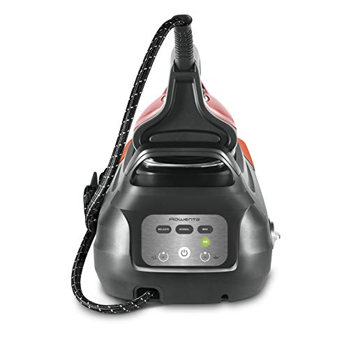 Rowenta Perfect Steam Pro DG8642F0 - Centro de planchado, autonomía ilimitada de 7,2 bares, golpe de vapor 450 g/min, vapor contínuo 120 g/min, suela Microsteam Laser 400, función Eco y depósito cal