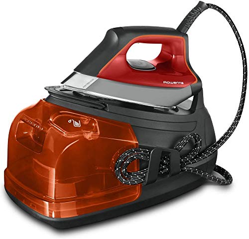 Rowenta Perfect Steam Pro DG8642F0 - Centro de planchado, autonomía ilimitada de 7,2 bares, golpe de vapor 450 g/min, vapor contínuo 120 g/min, suela Microsteam Laser 400, función Eco y depósito cal