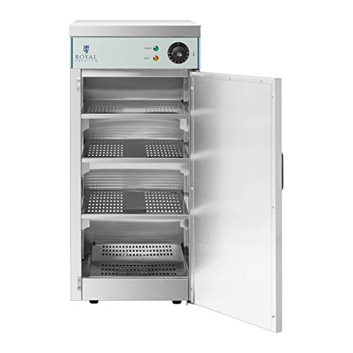 Royal Catering Armario Caliente para 60 Platos Calentador De Hostelería RCWS-30 (Temperatura: 30-110 °C, 800 Watt, para 45-60 Platos de 29 cm diámetro)