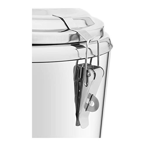 Royal Catering Contenedor Isotérmico Acero Inoxidable Termo Inox. RCTP-50ET (Doble Capa, Almacenamiento De Calor Hasta 12 h, Con Grifo De Vaciado, 50 L)