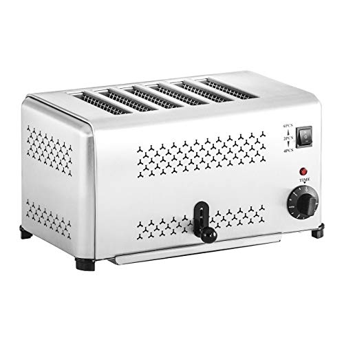 Royal Catering - RCET-6E - Tostadora industrial para 6 rebanadas - 2.500 W