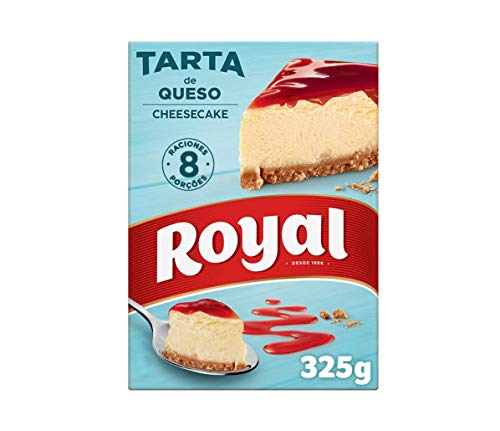 Royal Cheesecake Tarta de Queso con Cobertura de Fresa, sin Horno - 8 Raciones, 325 g