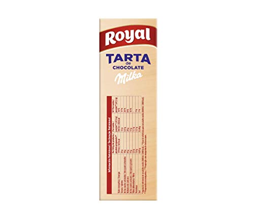 Royal Tarta de Chocolate Milka, Preparado en Polvo - 12 Raciones, 350 g