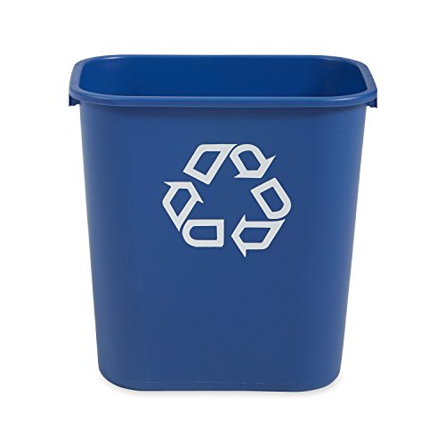 Rubbermaid Commercial Products 2956-73-BLU Cubo de Basura, Capacidad de 26.6 L, Azul