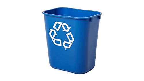 Rubbermaid Commercial Products 2956-73-BLU Cubo de Basura, Capacidad de 26.6 L, Azul