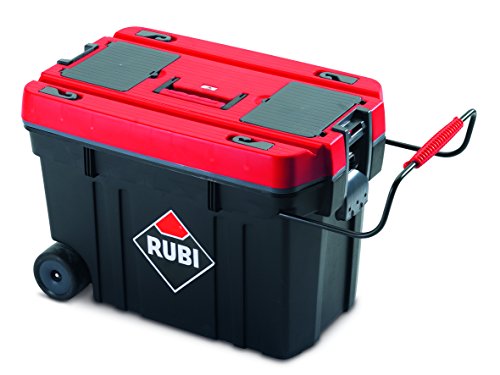 Rubi 71954 Caja herramientas de plástico, Rojo