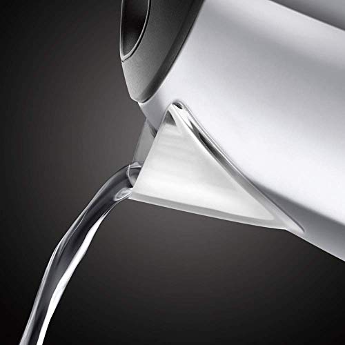 Russell Hobbs 24990-70 Victory - Hervidor de Agua Eléctrico acero inox detalles en plastico, 2200W, 1 litro