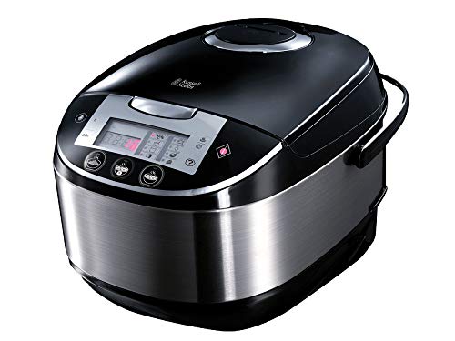 Russell Hobbs Cook@Home - Robot de cocina con función panificadora (900 W, 11 Programas, Acero Inoxidable, 5 l, Digital, Negro) - ref. 21850-56