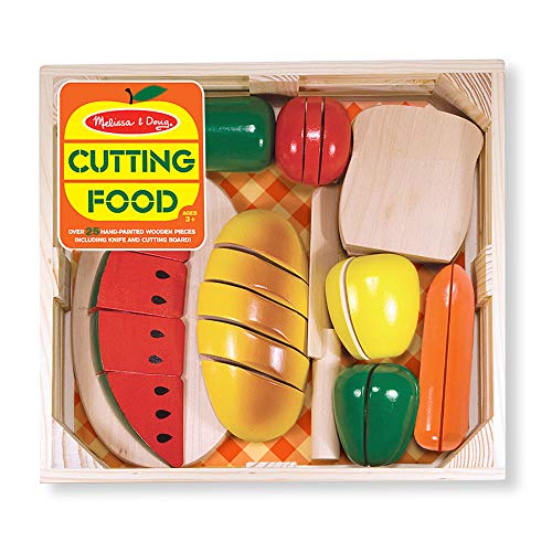 Sablon Melissa & Doug - Alimentos de Madera para Cortar (10487)