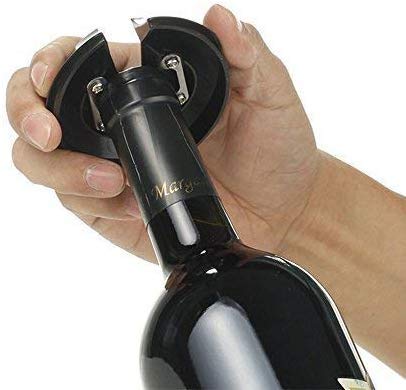 Sacacorchos Eléctrico Inalámbrico de NANAMI, Estuche con Cortador de Cápsulas y Base de Recarga, El regalo Ideal para los Amantes del Vino y la Enología