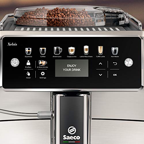 Saeco SM7583/00 Cafetera automática, acero inoxidable