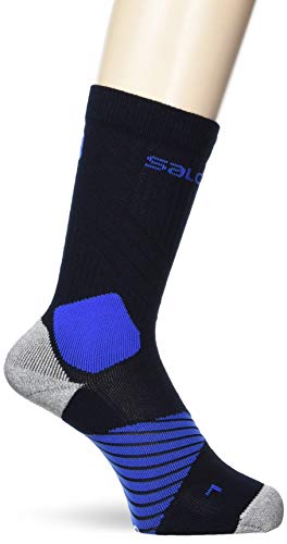 SALOMON XA Pro 1 Par de Calcetines a Media caña, Unisex Adulto, Negro/Azul (Night Sky/Nautical Blue), XL (45-47)