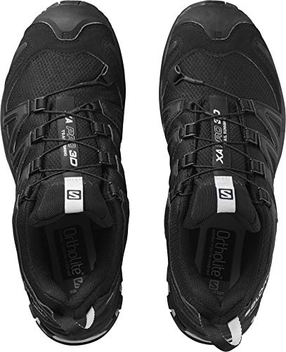 Salomon XA Pro 3D GTX W, Zapatillas de Trail Running para Mujer, Negro (Black/Black/Mineral Grey), 36 2/3 EU