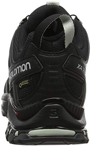 Salomon XA Pro 3D GTX W, Zapatillas de Trail Running para Mujer, Negro (Black/Black/Mineral Grey), 36 2/3 EU