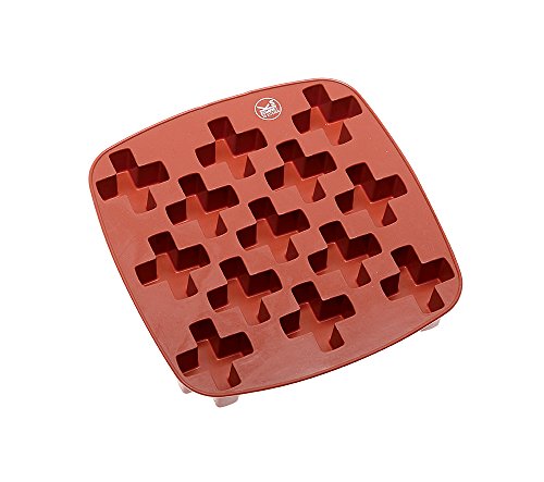 Sambonet Gadgets Molde Cubitos Hielo, Silicona, Rojo