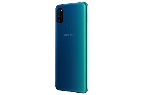 Samsung Galaxy M30s - Smartphone Dual SIM, pantalla 16.21 cm sAMOLED FHD+, camara 48MP, 4 GB RAM, 64 GB ROM, bateria 6000 mAH, Android, azul [Versión española, Exclusivo Amazon]