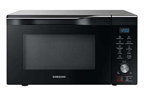 Samsung MC32K7055CT/EC Horno Microondas de Convección con Grill, 32 Litros de Capacidad, Interior Cerámico Enamel, Potencia 900W/1500W/2100W, Tecnología HotBlast y Función Horno hasta 200º C, Negro