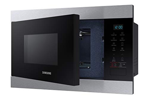 Samsung MG22M8074CT Microondas de Integración, 22 Litros, 850W/1100W, Color inox