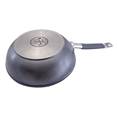 San Ignacio MasterPro GRAN FORMATO-Grill 28x28, Wok 28 y Plancha Asador 36 cms, gris, inducción, aluminio forjado