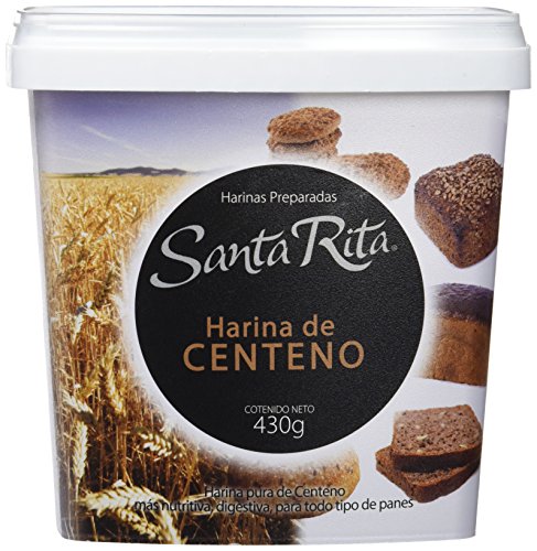 Santa Rita Harina de Centeno - 6 Paquetes de 430 gr - Total: 2580 gr