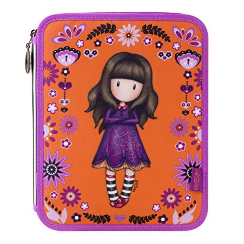 SANTORO GORJUSS Plumier Doble, Monedero Unisex Infantil, Naranja (Naranja), 4x19x24 cm (W x H x L)