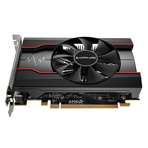 Sapphire Pulso AMD Radeon RX550 4 GB Memoria 128 bits, GDDR5, Displayport/HDMI/DL-DVI-D PCI Express Tarjeta Gráfica, Negro