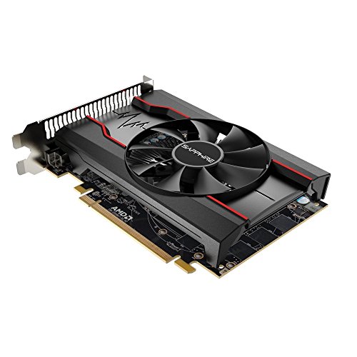 Sapphire Pulso AMD Radeon RX550 4 GB Memoria 128 bits, GDDR5, Displayport/HDMI/DL-DVI-D PCI Express Tarjeta Gráfica, Negro