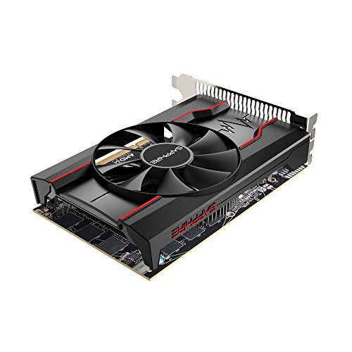 Sapphire Pulso AMD Radeon RX550 4 GB Memoria 128 bits, GDDR5, Displayport/HDMI/DL-DVI-D PCI Express Tarjeta Gráfica, Negro