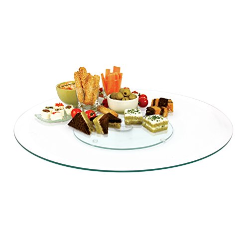 Saveur et Degustation ka1741 Bandeja Cristal Transparente 45,50 X 45,50 X 2,90 cm