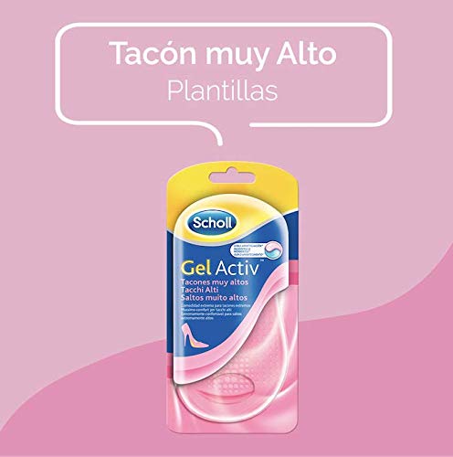 Scholl Plantillas, óptimas para zapatos de tacón alto con tecnología Gel Activ, discreción y comodidad, 2 plantillas