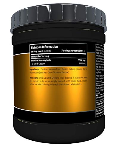 Scitec Nutrition Monohidrato de Creatina 250 capsulas, (1 x 193.8g)