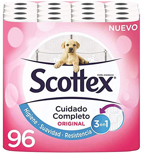 Scottex Original Papel Higiénico - 96 Rollos