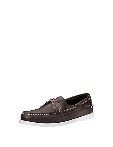 Sebago Docksides Portland, Náuticos para Hombre, Rojo Vino, 40 EU