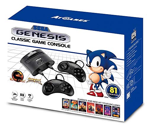 SEGA Genesis - Consola Retro Sega Mega Drive (81 Juegos)