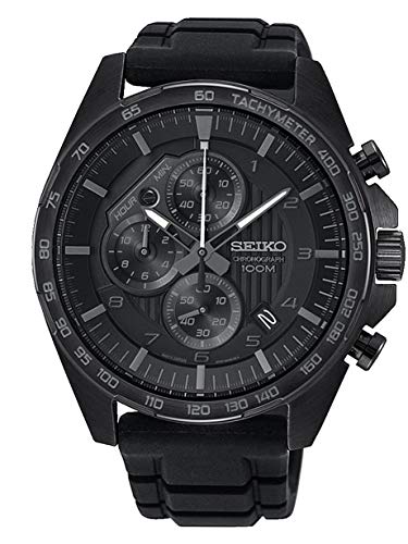 Seiko Reloj Cronografo para Hombre de Cuarzo con Correa en Silicona SSB327P1