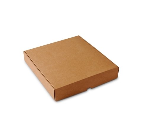 Selfpackaging Caja de Pizza en microcanal Color Kraft Disponible en 3 tamaños. Muy Resistentes. Pack 50 ud. - S