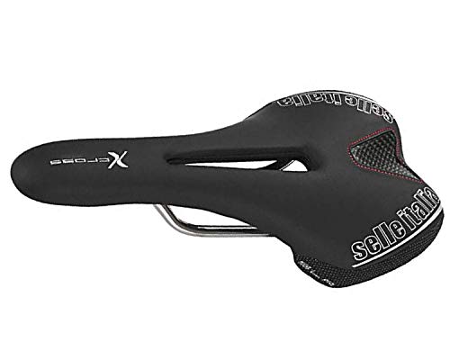 Selle Italia SLR X-Cross Flow S2 Sillín, Unisex Adulto, Negro, Talla Única