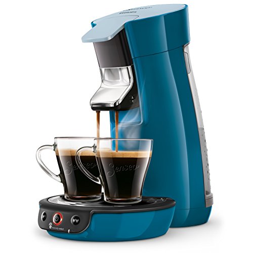 Senseo Viva Café HD6563/71 - Cafetera (Independiente, Máquina de café en cápsulas, 0,9 L, Dosis de café, 1450 W, Azul)