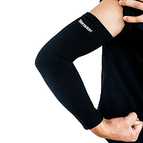 Senston 1 Pieza Protección del Brazo Manguitos de Brazos Calentador del Brazo Compresión Arm Sleeve