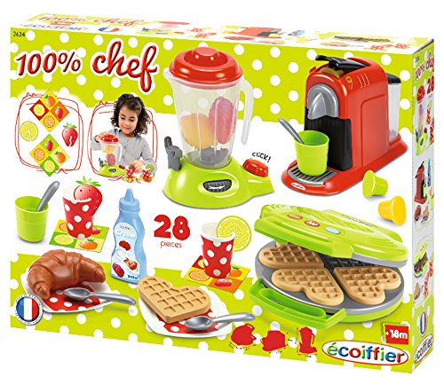 Set de pequeños electrodomésticos de juguete 100% Chef (Ecoiffier 2624)