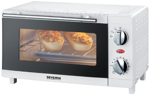 Severin TO 2054 Horno Tostador, 800 W, 9 litros, Blanco