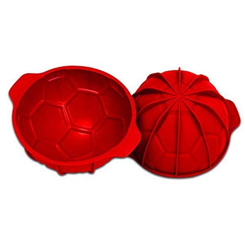 SFT313 Goal, Molde de Silicona balón, Color Rojo