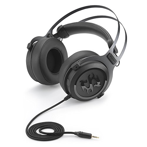 Sharkoon SGH3 - Auriculares Gaming con Cable, Estéreo, Micrófono, Negro