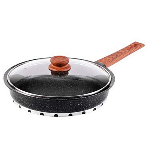 Shooyoo sartén, Calidad de la Moda Venta Directa Duradera Utensilios Especiales de Cocina Herramientas Olla Gruesa Freidora Antiadherente sin Humo Uso General para Cocina de Gas e inducción 22cm