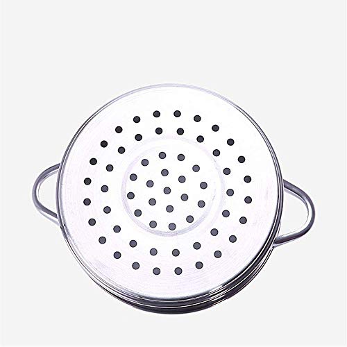 shuny Cesta de Vapor Inoxidable,Vaporera Multiusos,Cesta Vaporera de Verduras,Cesta de CoccióN Al Vapor,20cm de DiáMetro Interior, Fabricado en Acero Inoxidable 304 de Calidad Alimentaria,Duradero